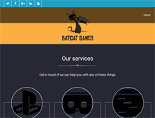 Tablet Screenshot of batcatgames.com